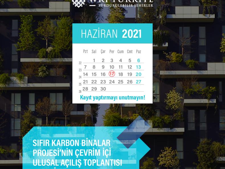 Sıfır Karbon Binalar Projesi Ulusal Açılış Toplantısı